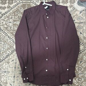 H&M Red Dress Shirt Slim Fit